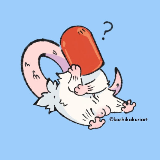 Opossum Joker Acrylic Stand Stamp-Red Hood| VersaFine Clair Ink Pad Set