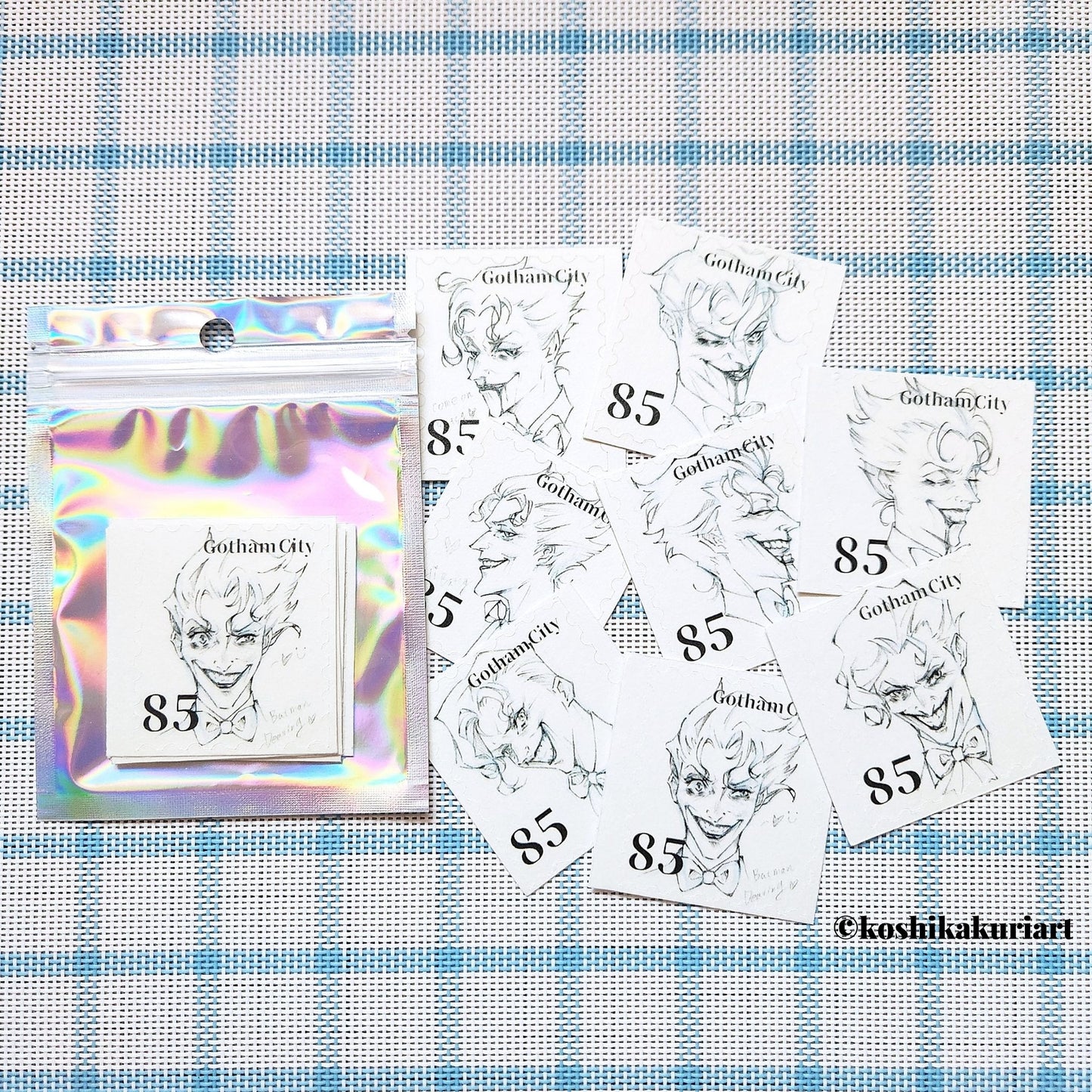 Joker's 85th Anniversary Stamp Sticker Set of 8