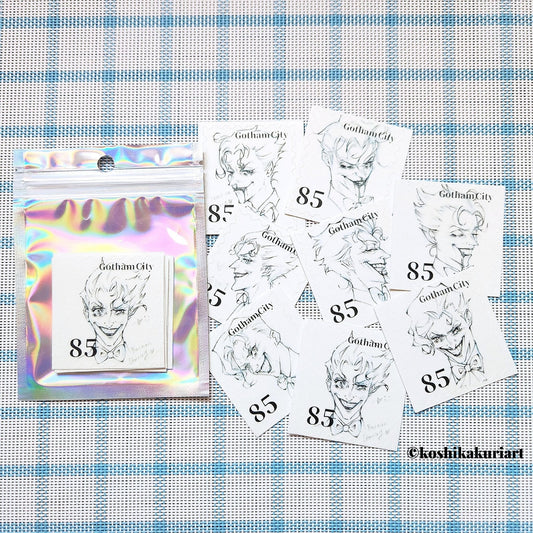 Joker's 85th Anniversary Stamp Sticker Set of 8